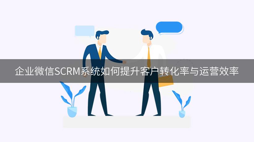 企业微信SCRM系统如何提升客户转化率与运营效率