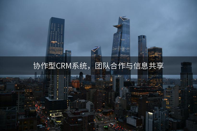 协作型CRM系统，团队合作与信息共享