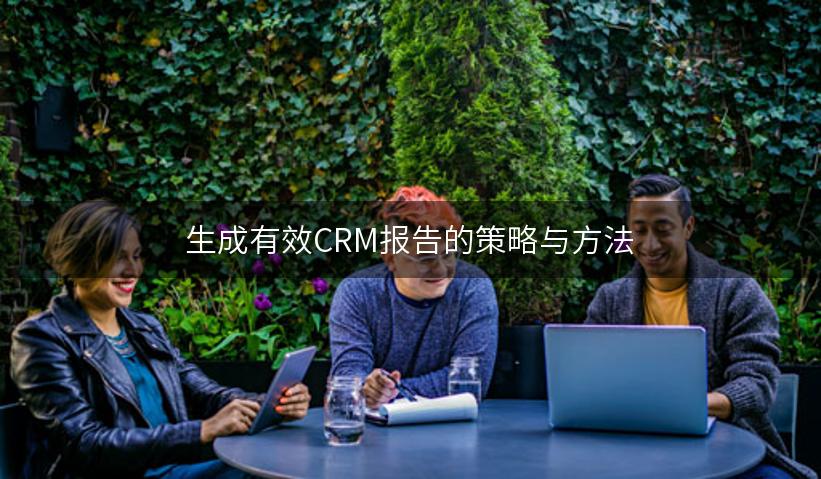 生成有效CRM报告的策略与方法