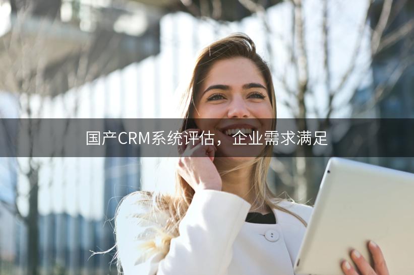 国产CRM系统评估，企业需求满足