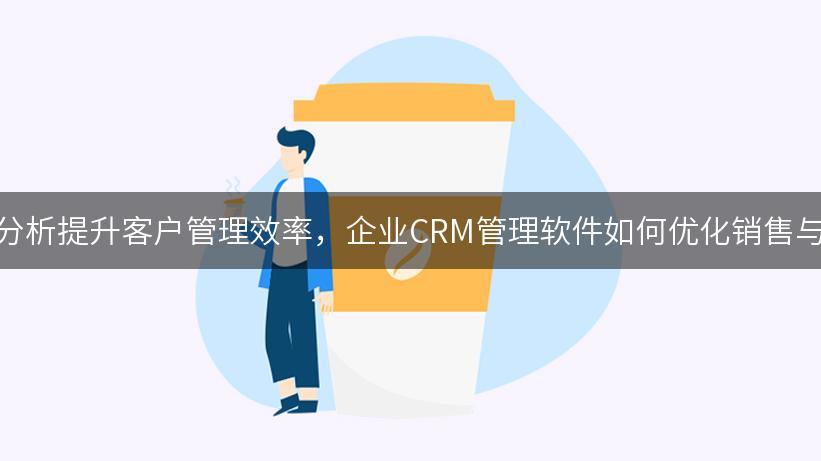 通过数据分析提升客户管理效率，企业CRM管理软件如何优化销售与客户支持