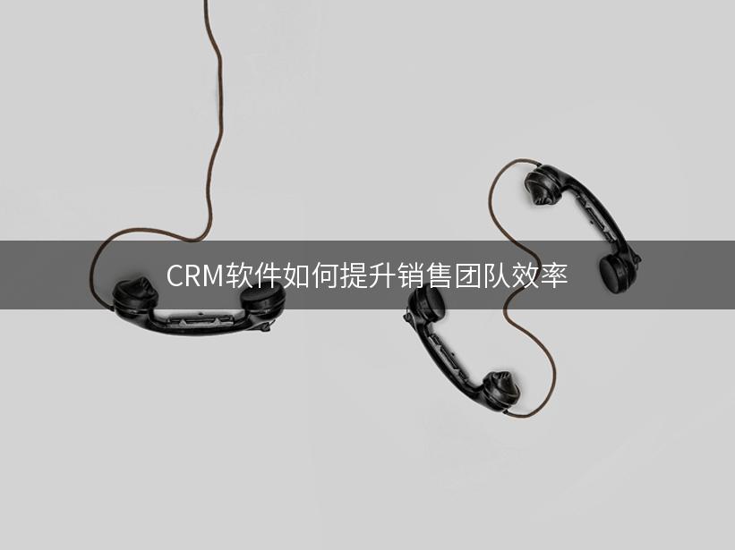 CRM软件如何提升销售团队效率