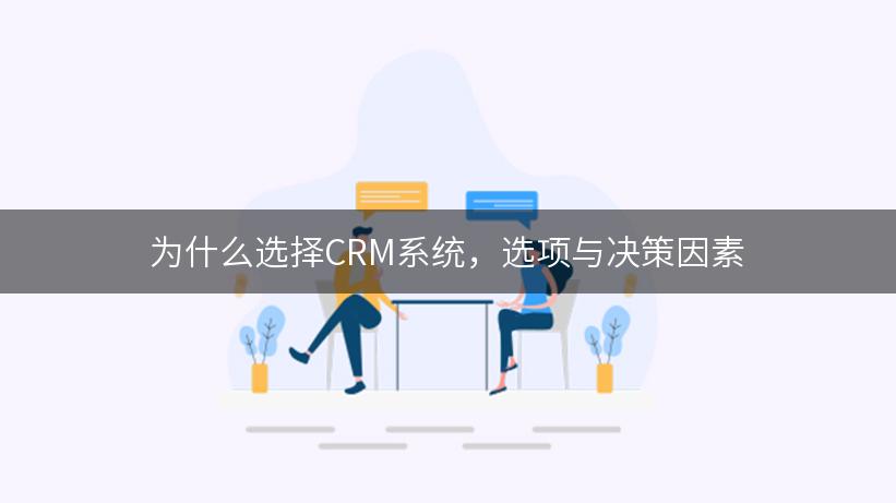 为什么选择CRM系统，选项与决策因素