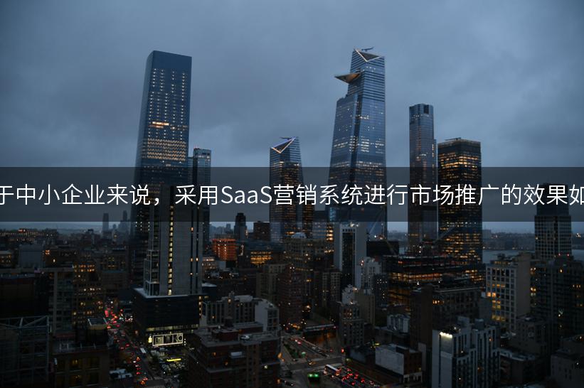 对于中小企业来说，采用SaaS营销系统进行市场推广的效果如何