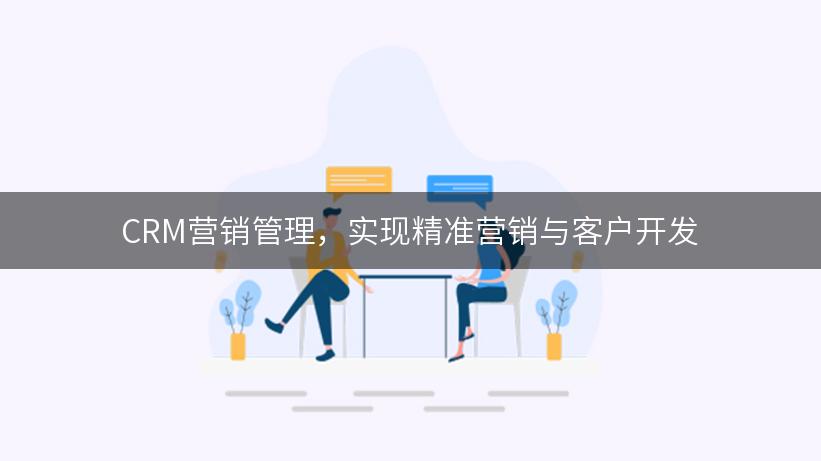 CRM营销管理，实现精准营销与客户开发